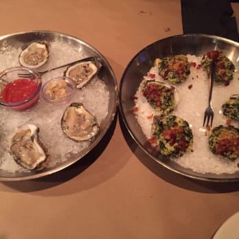 Bonefish Grill - The regular oysters are much better than the oysters Rockefeller, but both are great! YUM! - Seafood Near Me - Novi, Michigan Bonefish Grill - The regular oysters are much better than the oysters Rockefeller, but both are great! YUM! - Seafood Near Me - Novi, Michigan