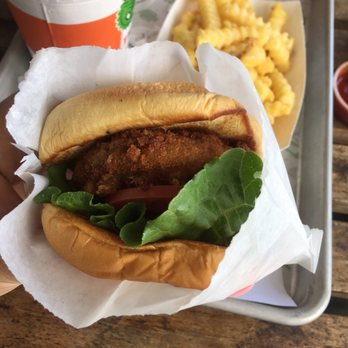 Shake Shack Boca Raton - don't be fooled by how photogenic it is, the shroom burger looks subpar but was DELICIOUS and the burgers look great but weren't. - Burgers Near Me - Boca Raton, Florida