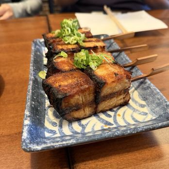 Taniku Izakaya - Pork Belly Skewer - Izakaya Near Me - San Francisco, California