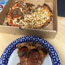 Pizza 360 - Pepperoni/ sausage and half cheese