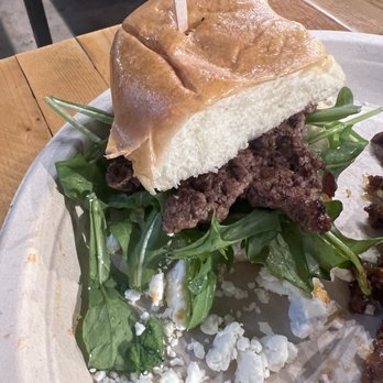 Edgewater Public Market - Arugula and fig slider - Bars Near Me - Edgewater, Colorado Edgewater Public Market - Arugula and fig slider - Bars Near Me - Edgewater, Colorado