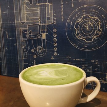 Water Street Coffee Joint - Large Matcha Latte - Coffee & Tea Near Me - Kalamazoo, Michigan Water Street Coffee Joint - Large Matcha Latte - Coffee & Tea Near Me - Kalamazoo, Michigan