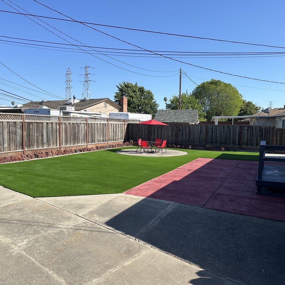 Turf World - Backyard after - Artificial Turf Near Me - San Leandro, California Turf World - Backyard after - Artificial Turf Near Me - San Leandro, California