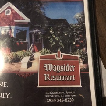 Waysider Restaurant - Menu - Southern Near Me - Tuscaloosa, Alabama Waysider Restaurant - Menu - Southern Near Me - Tuscaloosa, Alabama
