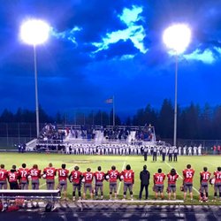 Riverside School District - The Battle of the Horns, between Riverside Highschool and Deer Park High School.   An annual tradition.