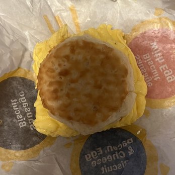 McDonald's - a sandwich and a biscuit on a wrapper - Burgers Near Me - Anchorage, Alaska