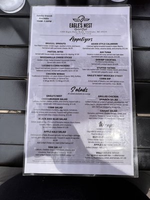 Menu photo 2 Eagle’s Nest Bar & Grill Clarklake, MI Menu photo 2 Eagle’s Nest Bar & Grill Clarklake, MI