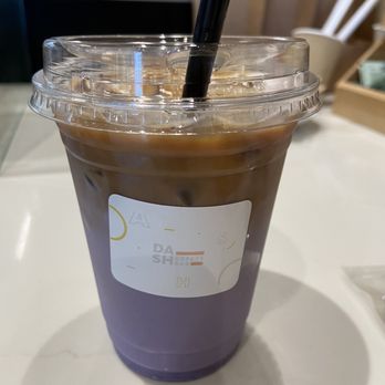 Dash Coffee Bar - ube iced latte - such a treat! - Coffee & Tea Near Me - Pasadena, California Dash Coffee Bar - ube iced latte - such a treat! - Coffee & Tea Near Me - Pasadena, California