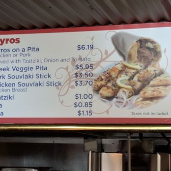 Alexandros Take-Out - a menu for greek food - Greek Near Me - Toronto, Ontario