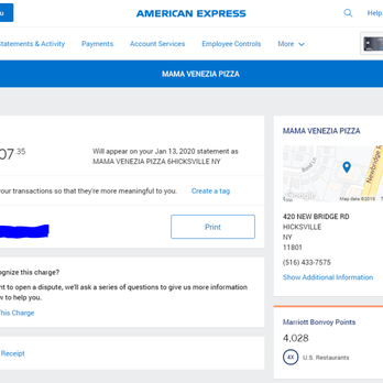 Mama Venezia Pizza - Credit card charge for over $1,000 when the charge should have been for $100. - Pizza Near Me - Hicksville, New York Mama Venezia Pizza - Credit card charge for over $1,000 when the charge should have been for $100. - Pizza Near Me - Hicksville, New York