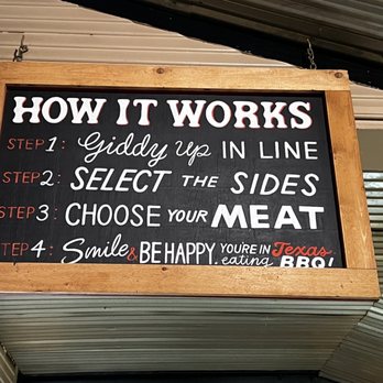 Terry Black's Barbecue - Ordering sign - Barbeque Near Me - Austin, Texas Terry Black's Barbecue - Ordering sign - Barbeque Near Me - Austin, Texas