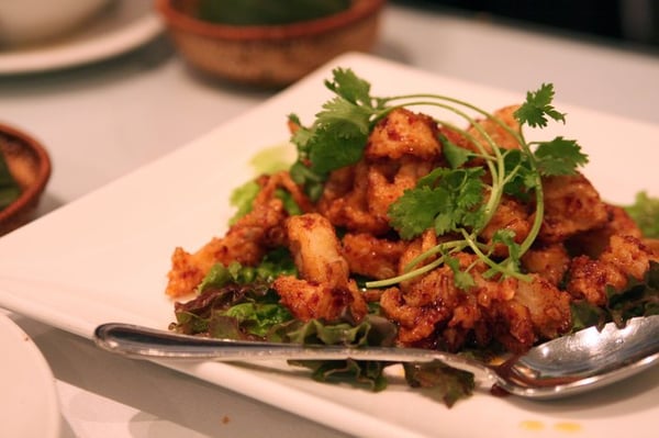 Photo of Dragonfly Restaurant - San Francisco, CA, US. Fried Calamari