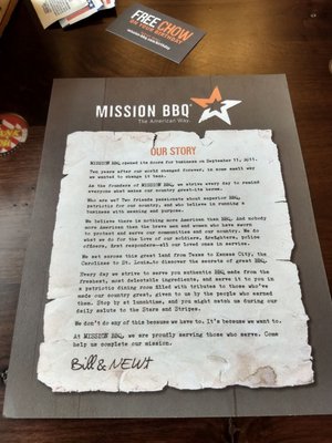 Menu photo 3 Mission BBQ Mason, OH
