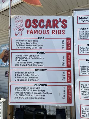 Menu photo 2 Oscar's Famous Ribs Branson, MO