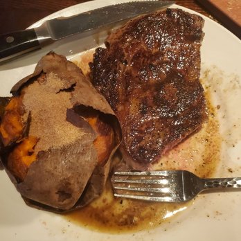 LongHorn Steakhouse - Ribeye and sweet potato - Steakhouses Near Me - Fletcher, North Carolina