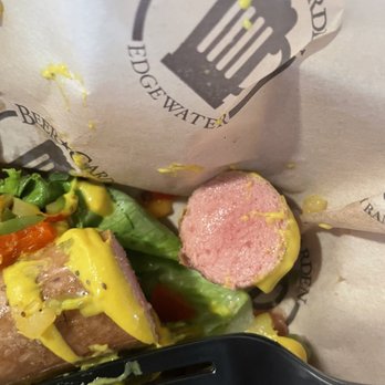 Edgewater Beer Garden - Raw all beef hot dog - Beer Gardens Near Me - Edgewater, Colorado
