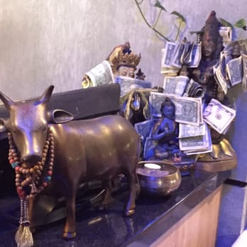 Himalayan Cafe - This bull poops dollar bills. - Himalayan/Nepalese Near Me - Pasadena, California