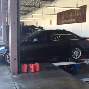 Johnson's Alignment Service - Four wheel alignment and front compliance bushings for my BMW 535i. - Tires Near Me - Torrance, California