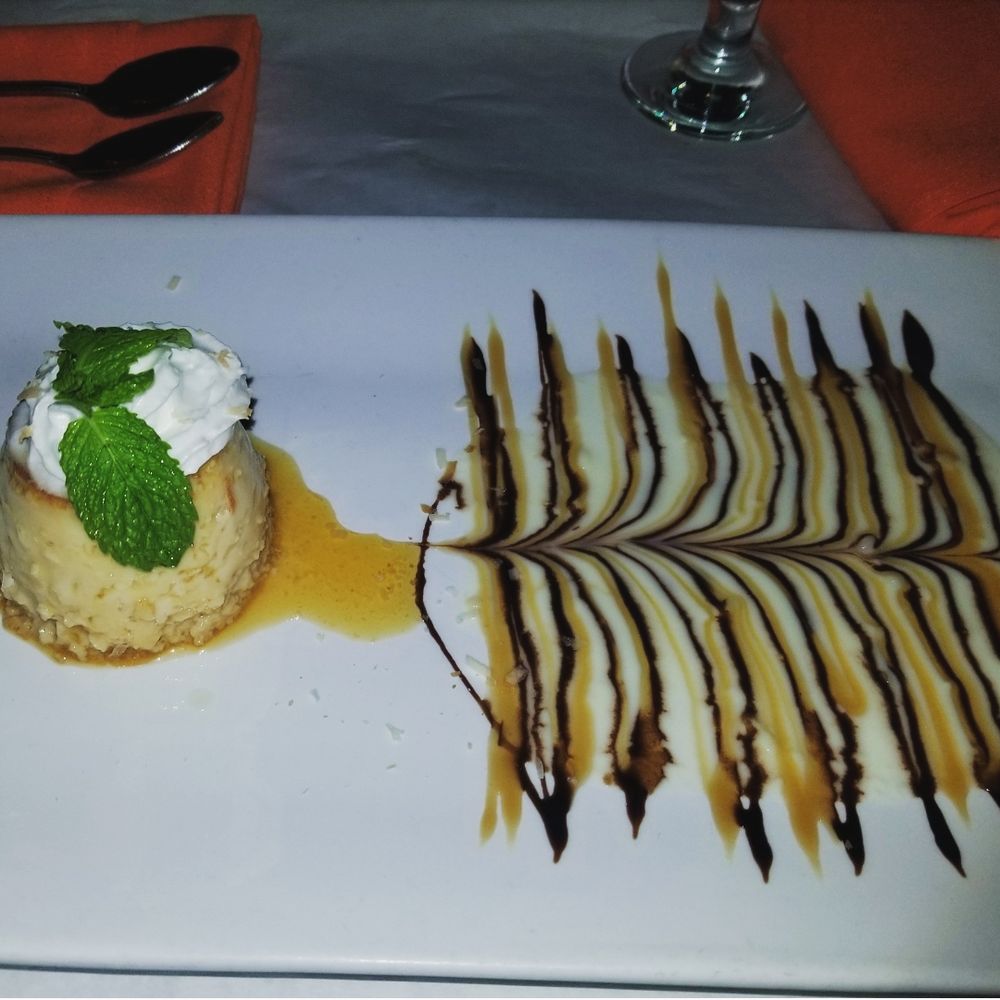 Bonfire Restaurant And Lounge - Flan. Meh. Flan - Caribbean Near Me - Paterson, New Jersey