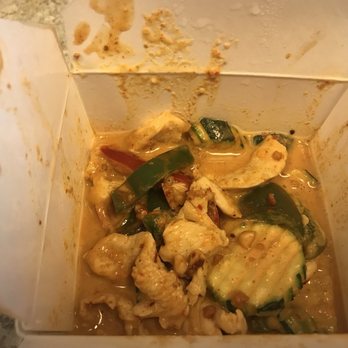 Bangkok Sushi - Not the best pic but the panang was plentiful and delicious - Sushi Bars Near Me - Lutz, Florida