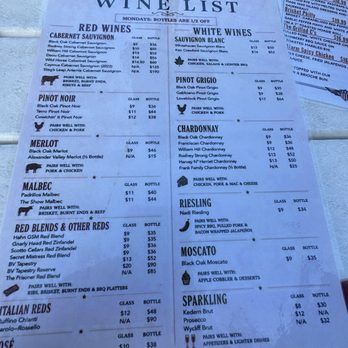 Pumphouse BBQ - Wine list - Barbeque Near Me - Ormond Beach, Florida Pumphouse BBQ - Wine list - Barbeque Near Me - Ormond Beach, Florida