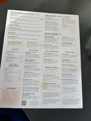 Menu photo 1 Snooze, an A.M. Eatery Gilbert, AZ