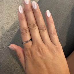 Gel x with cat eye