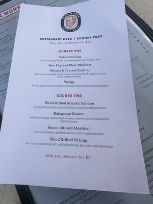 Menu photo 6 Iron Works Warwick, RI