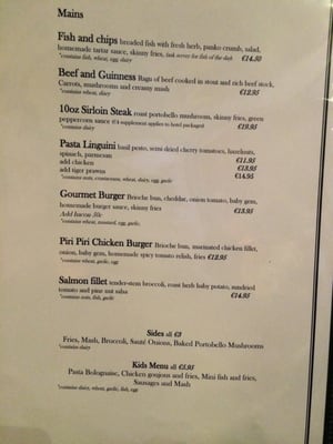 Menu photo 4 Oasis Bar Portmarnock, D Menu photo 4 Oasis Bar Portmarnock, D