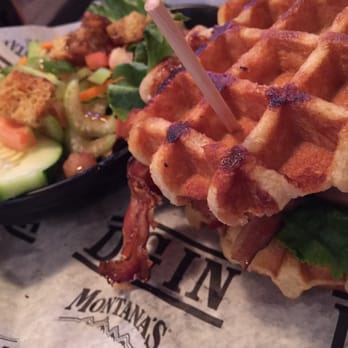 Montana's - Chicken and waffle sandwich - Comfort Food Near Me - Gloucester, Ontario Montana's - Chicken and waffle sandwich - Comfort Food Near Me - Gloucester, Ontario