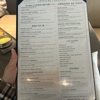 Miriam Cocina Latina - Menu - Mexican Near Me - Dallas, Texas