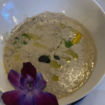 Bel Mare - Mushroom soup is creamy with finely diced mushrooms for perfect texture. - Italian Near Me - Key West, Florida
