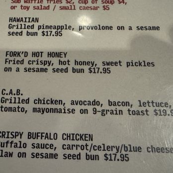 Fork'd - The C.A.B. fixin's. - Burgers Near Me - Minnetonka, Minnesota