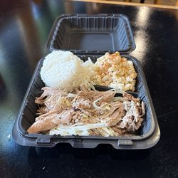Island Hut - Kahlua Pork and cabbage, yum.