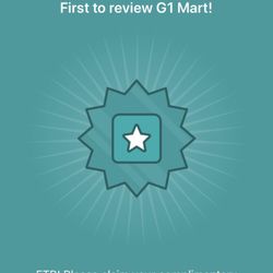G1 Mart - Sweet !!!! 08/04/2019