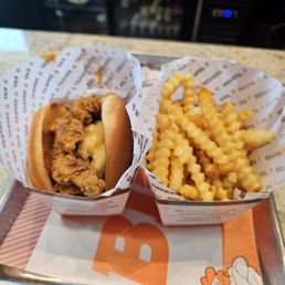 Ultimate Sandwich with fries