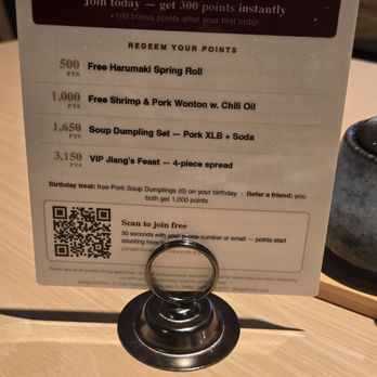 Jiang's Kitchen - Table point system - Dim Sum Near Me - Orlando, Florida Jiang's Kitchen - Table point system - Dim Sum Near Me - Orlando, Florida