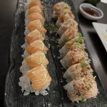 Sushi Goemon - Salmon citrus and salmon lover roll - Japanese Near Me - San Francisco, California Sushi Goemon - Salmon citrus and salmon lover roll - Japanese Near Me - San Francisco, California