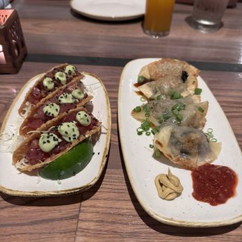 Monkeypod Kitchen - Ahi Poke Tacos & Gyoza - Tacos Near Me - Honolulu, Hawaii Monkeypod Kitchen - Ahi Poke Tacos & Gyoza - Tacos Near Me - Honolulu, Hawaii
