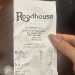 Roadhouse Grill - Receipt