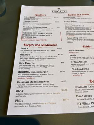Menu photo 7 King City Grill King City, CA Menu photo 7 King City Grill King City, CA