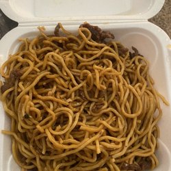 Szechuan Kitchen - Beef Lo Mein, no vegetables