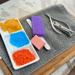 Accent Nails & Spa - Supplies for the pedicure