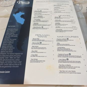 Mares Real Peruvian Cuisine - Menu: food - Peruvian Near Me - Winter Park, Florida