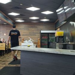 Burger Hub - The booths look like GW hold overs