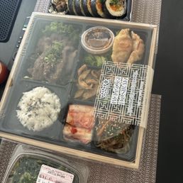 Bulgogi Dosirak and Bulgogi Kimbap Bulgogi Dosirak and Bulgogi Kimbap