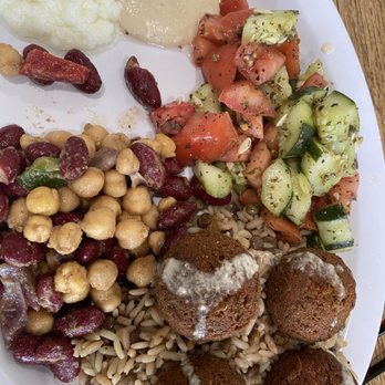 Evoo Fresh Mediterranean Kitchen - Falafel plate - Lebanese Near Me - Sanford, Florida Evoo Fresh Mediterranean Kitchen - Falafel plate - Lebanese Near Me - Sanford, Florida