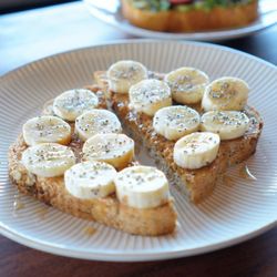 Cream & Sugar Cafe - Peanut butter Toast