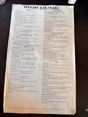 Menu photo 3 The Iron Duck Public House North Bend, WA Menu photo 3 The Iron Duck Public House North Bend, WA