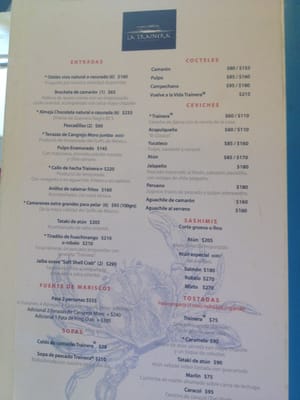Menu photo 2 La Trainera Acapulco de Juárez, GRO